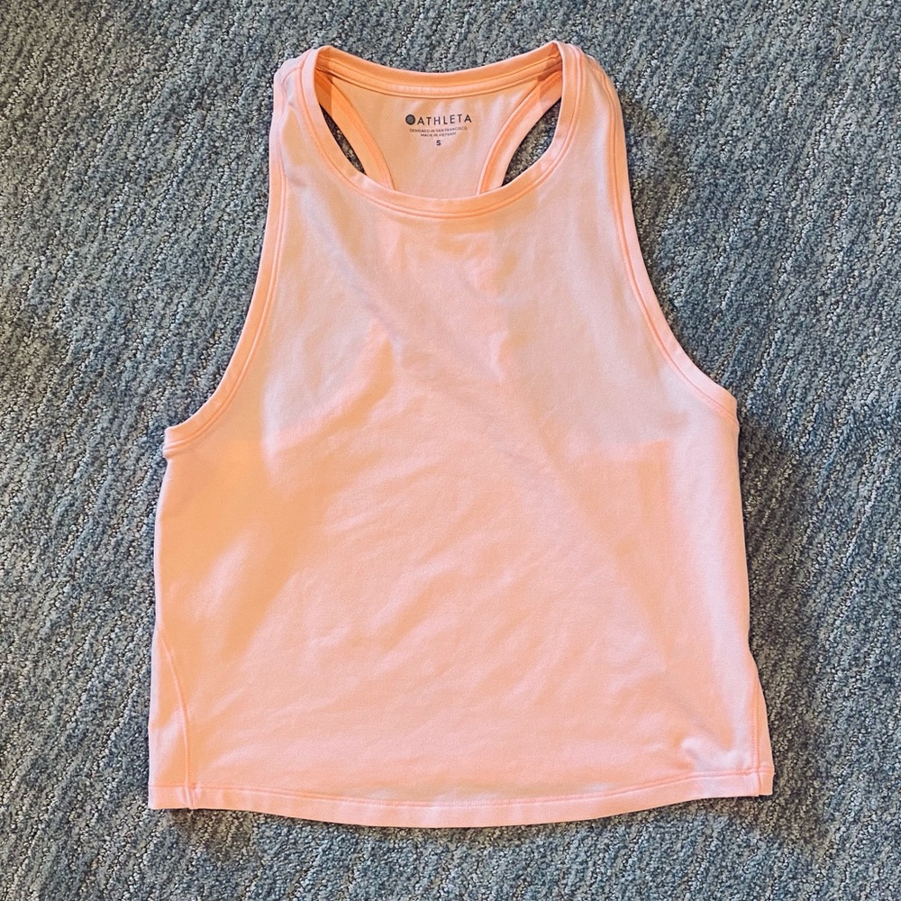 Athleta racerback crop